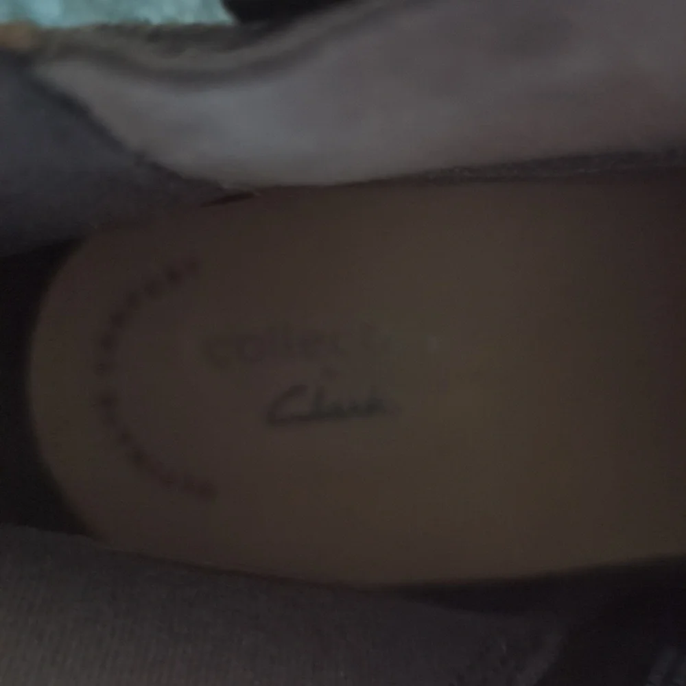 Clark's taupe ankle booties